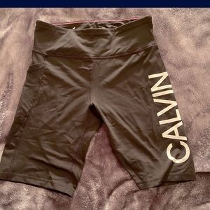 Calvin Klein biker shorts and Calvin Klein joggers